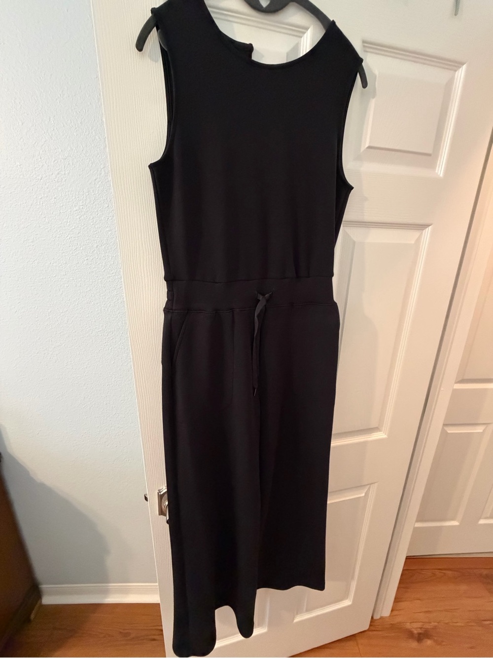 SPANX Black Sleeveless Jumpsuit